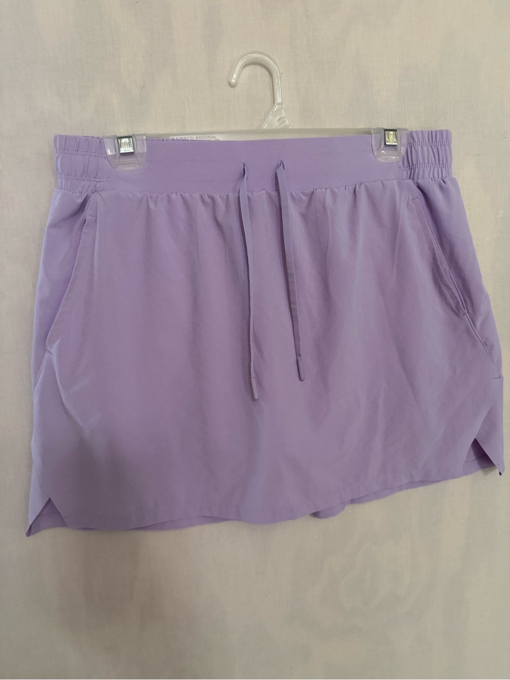 all in motion Lavender Drawstring Skort with Pockets